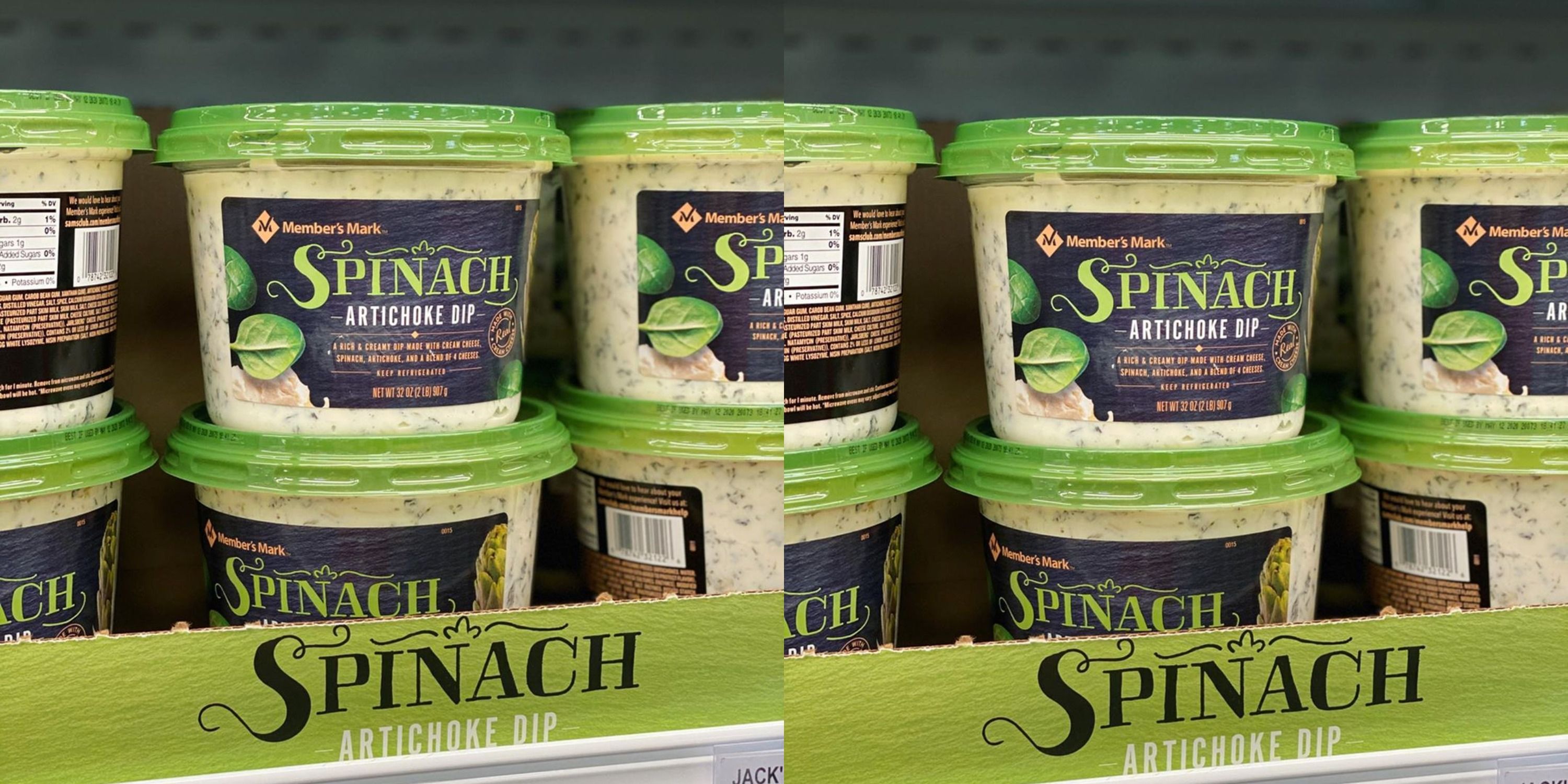 Sam's Club Is Selling Massive Tubs Of Spinach Artichoke Dip