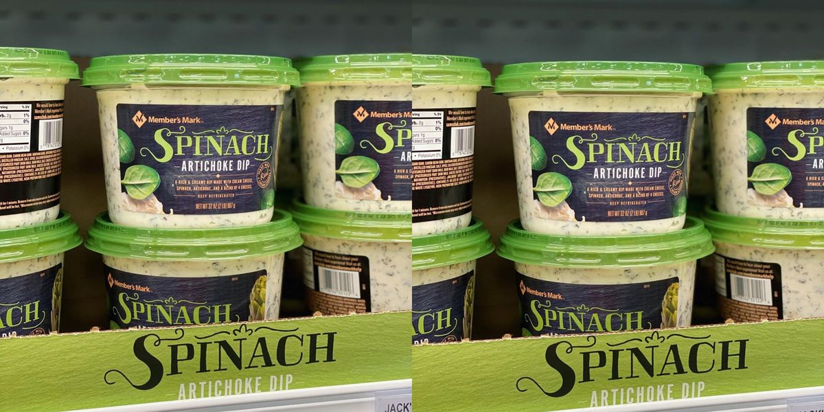 Sam's Club Is Selling Massive Tubs Of Spinach Artichoke Dip
