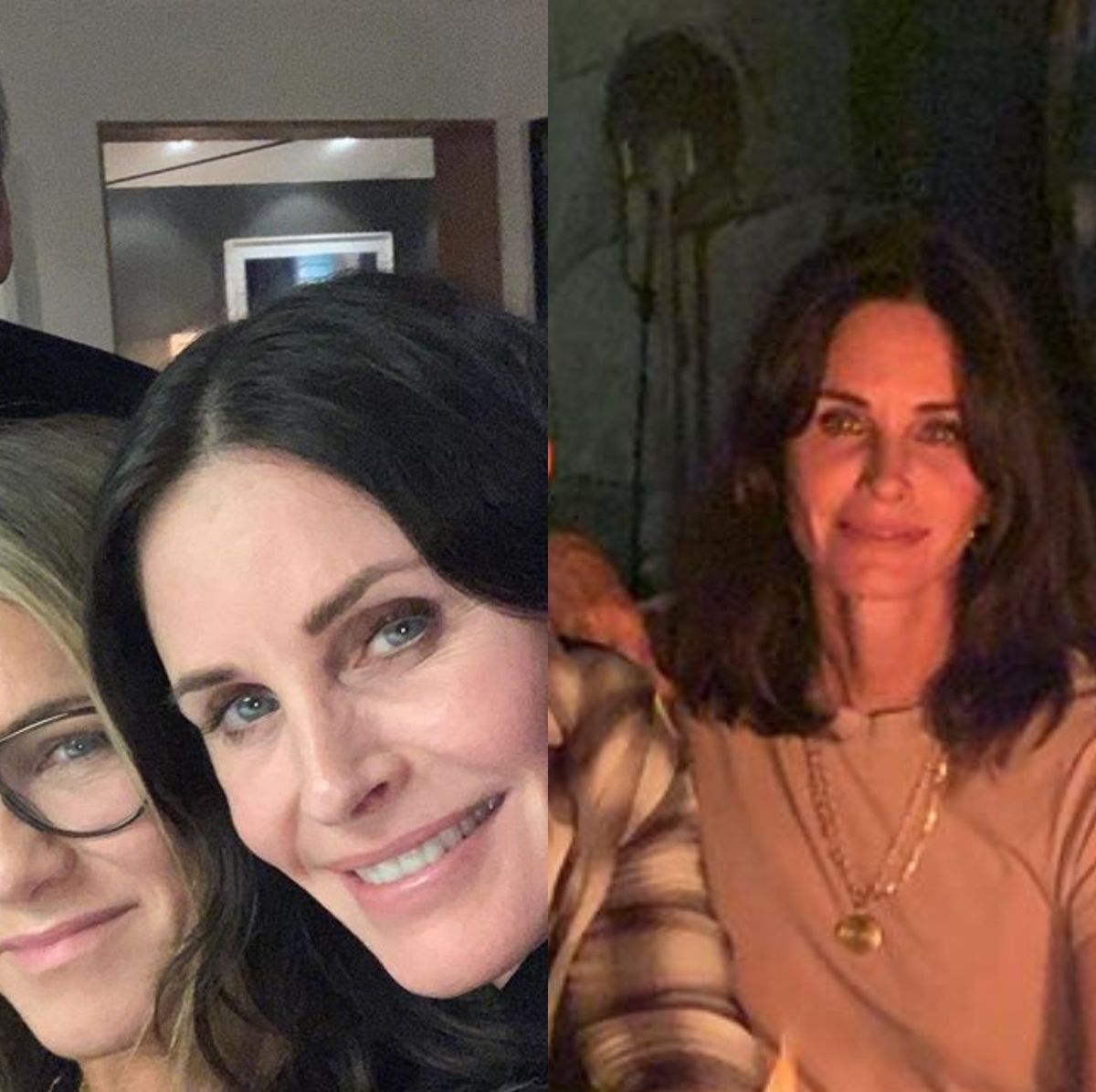 The Cast Of Friends Had Dinner Together At Courteney Cox's House