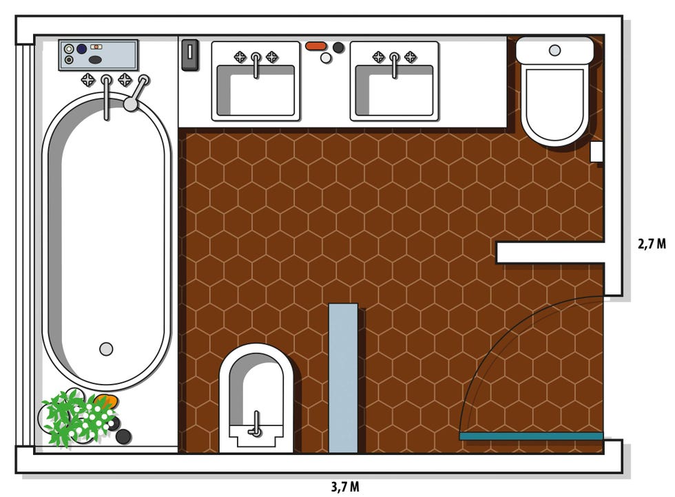 Plano del baño