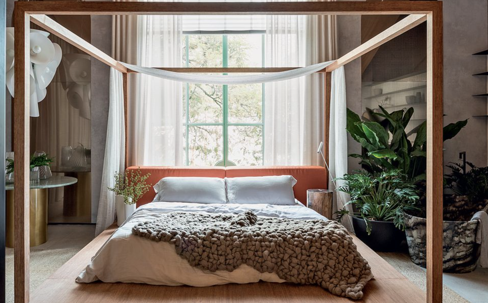 Dormitorios en blanco y madera: fotos e ideas para inspirarte