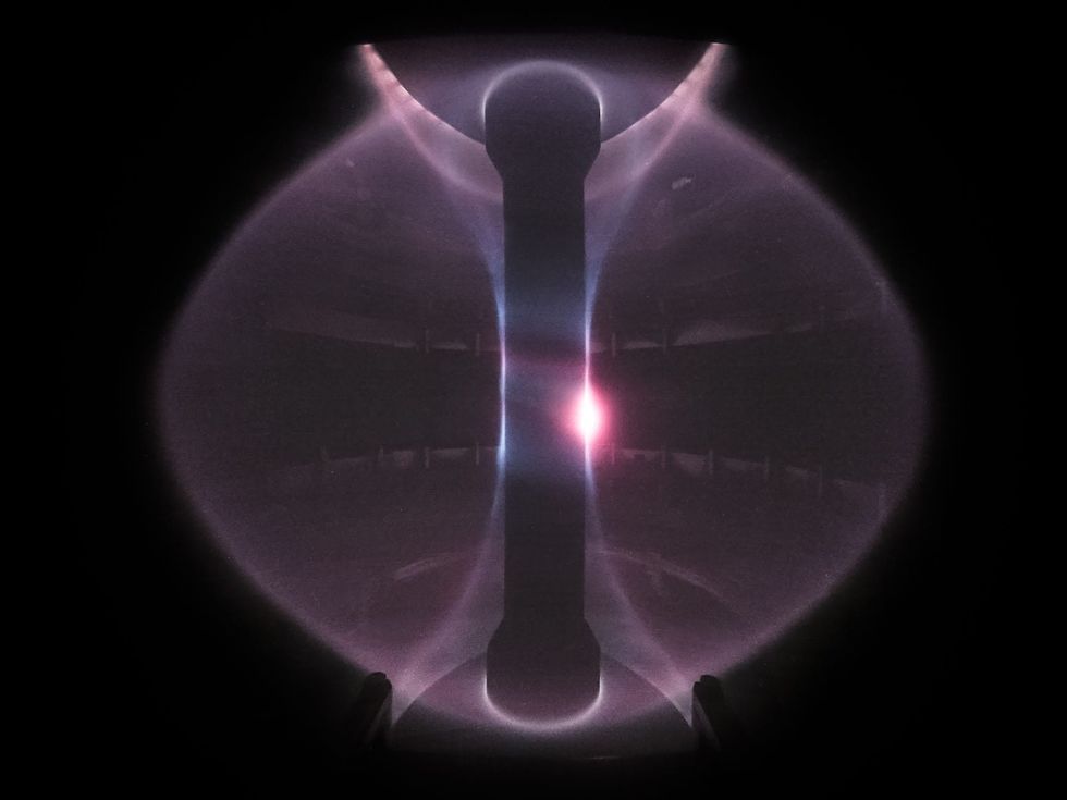 plasma in the mast spherical tokamak device