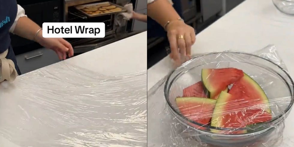 how to use plastic wrap