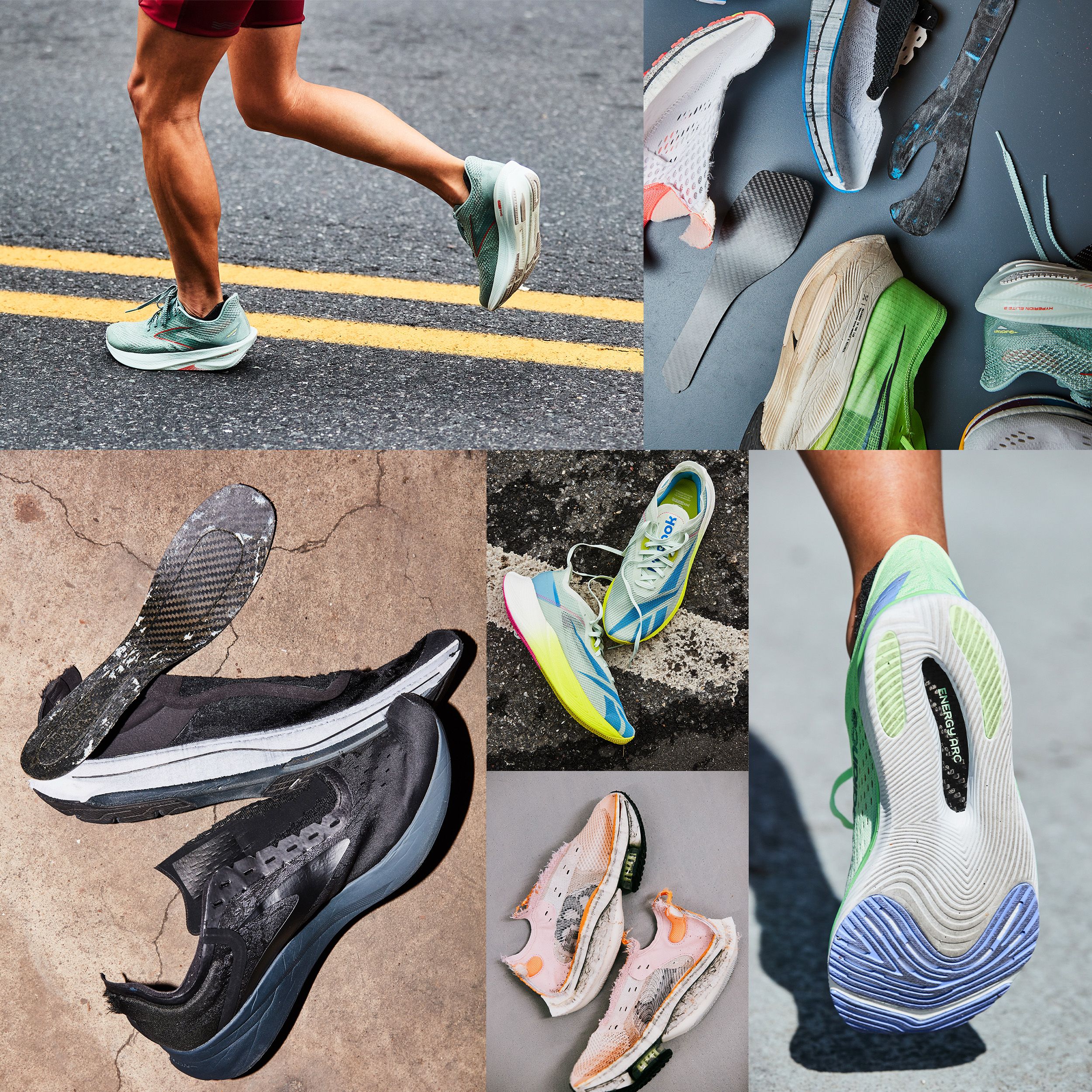 Irrupción de las placas de fibra de carbono en las zapatillas de trail  running 