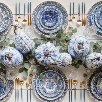 Blue and white porcelain, Porcelain, Blue, Dishware, Ceramic, Plate, Tableware, Pattern, World, Dinnerware set, 