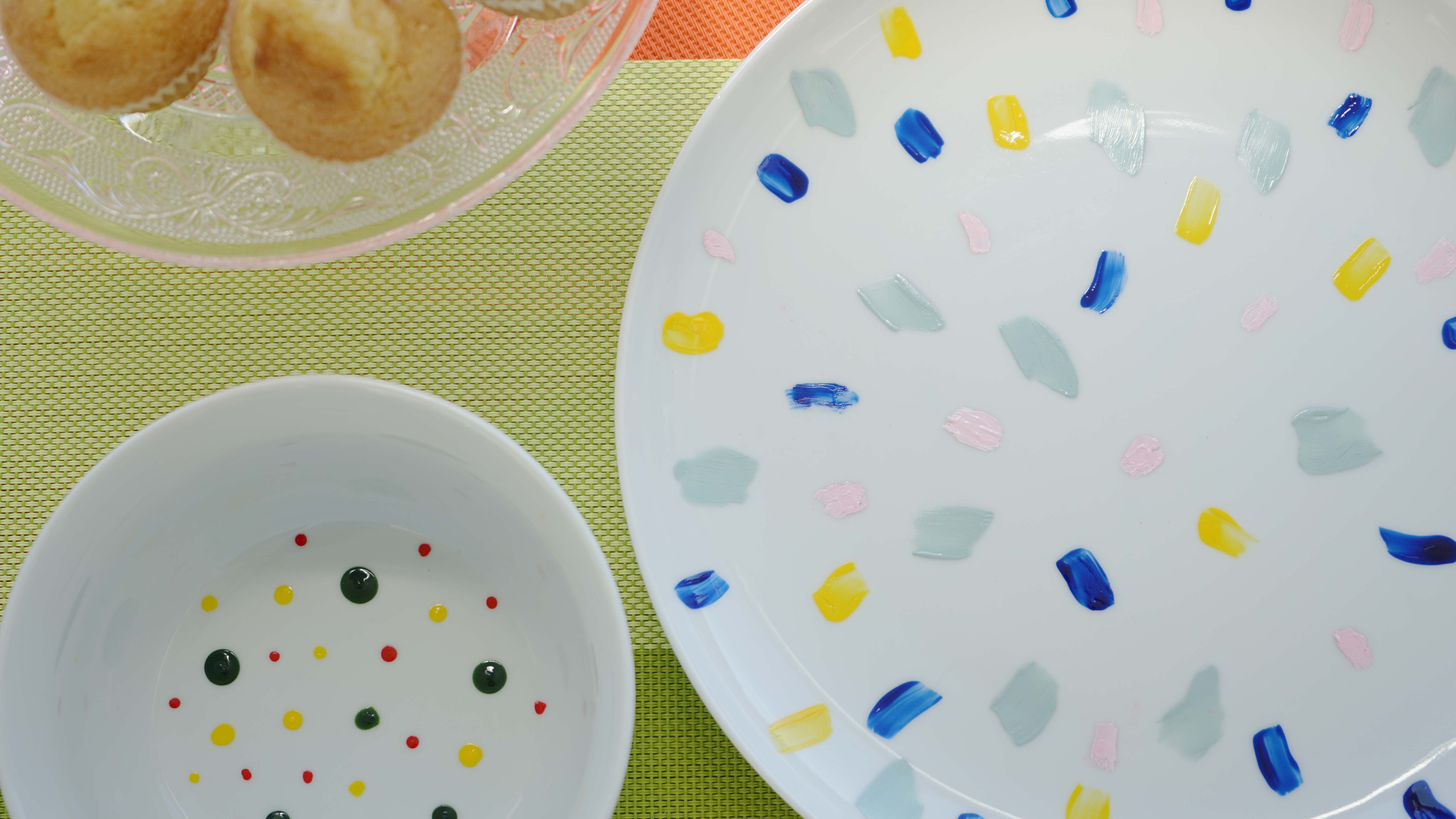 Hacer Meditativo Egoísmo Cómo pintar platos de loza con para fiestas infantiles