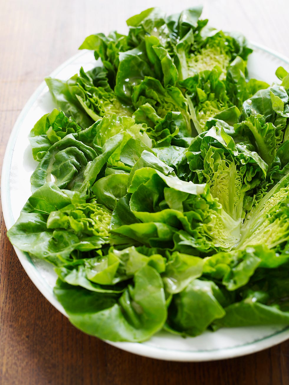 platter of little gem lettuce