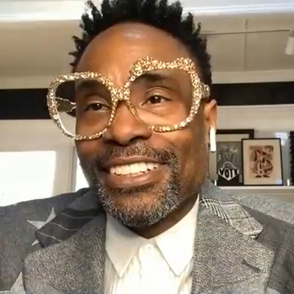 the tonight show starring jimmy fallon    episode 1251e    pictured in this screengrab actor billy porter on april 28, 2020    photo by nbcnbcu photo bank via getty images