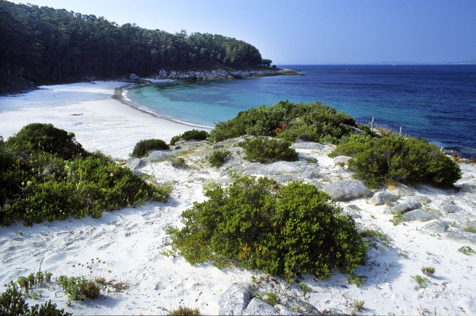 playa de figueiras en islas cíes mejores playas de españa