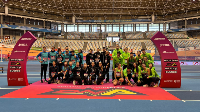 podio de la reunión dna por clubes absoluto