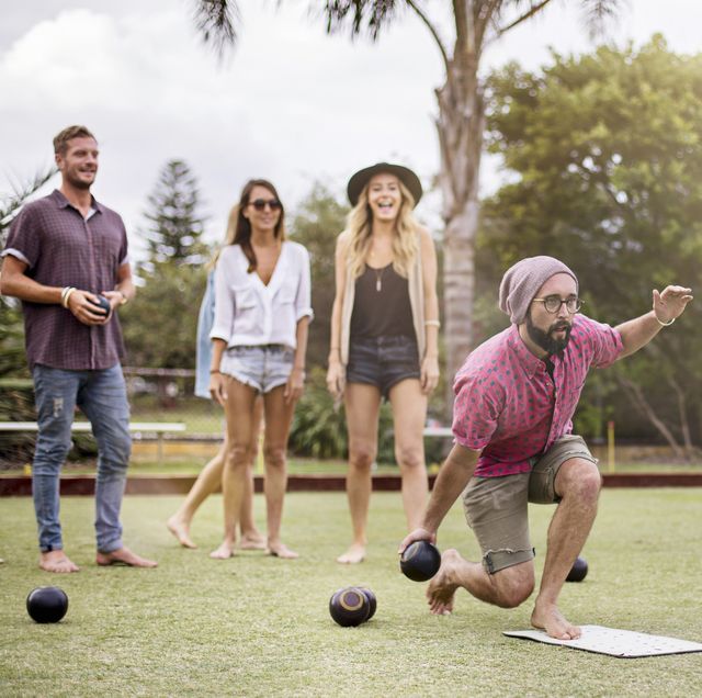 best lawn games 2023 group playing lawn bowling