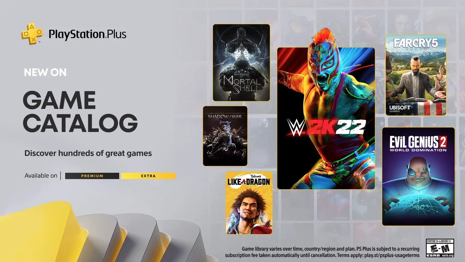 PlayStation Plus Extra and Premium free games announced for October 2022