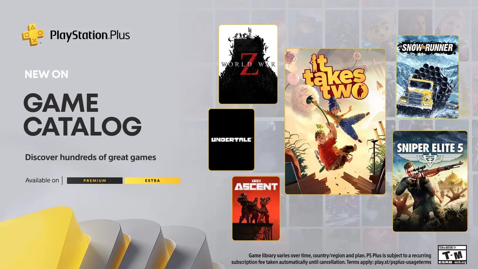 PlayStation Plus Extra and Premium free games for July 2023