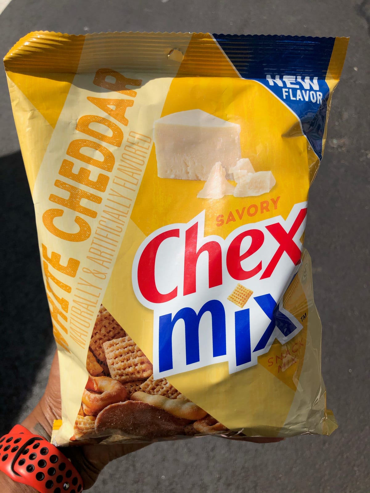 We Tried The New Savory White Cheddar Chex Mix