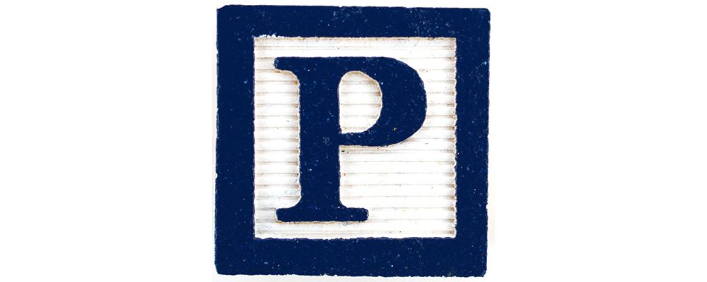Letter P