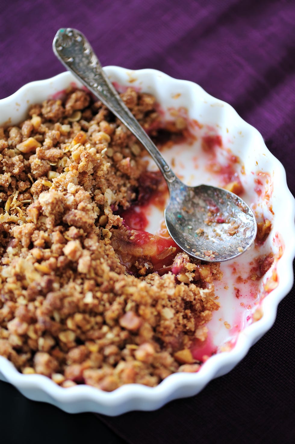 plum crumble