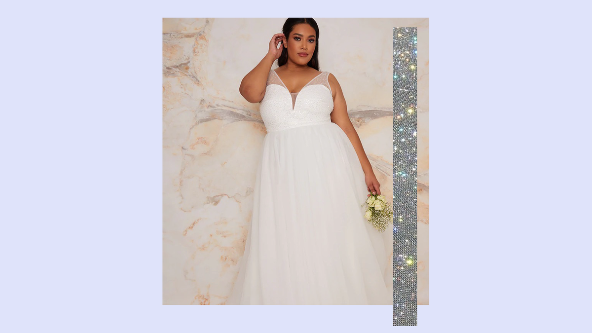 Simple White Lace A-line Plus Size Beach Wedding Dresses, Bridal Dresses,  MW553