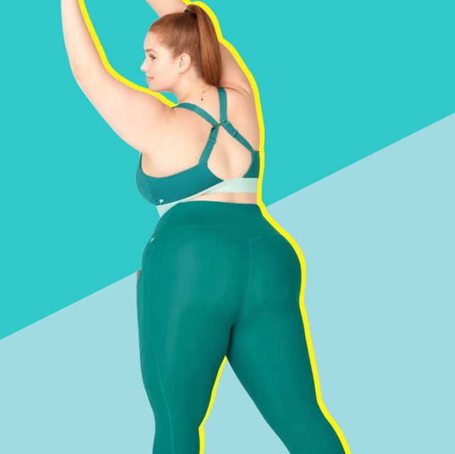 High Waist French Terry Compression Leggings - Plus Size