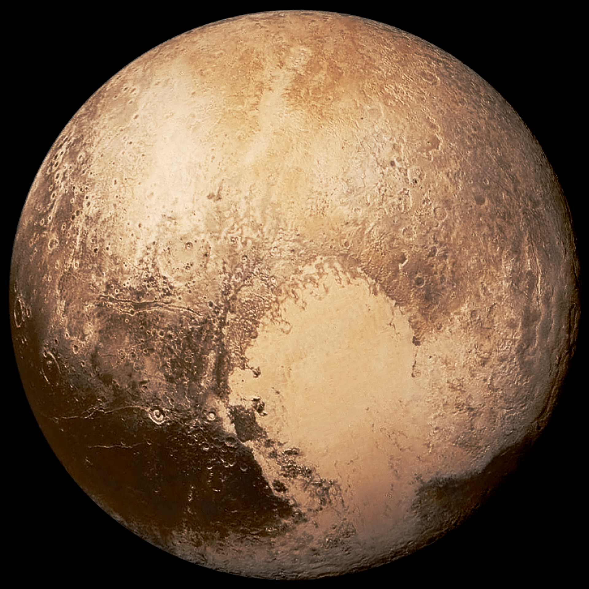 pluto planet surface