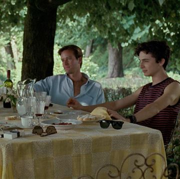 pmc40m amira casar, michael stuhlbarg, armie hammer, and timothee chalamet call me by your name 2017 sony pictures classics