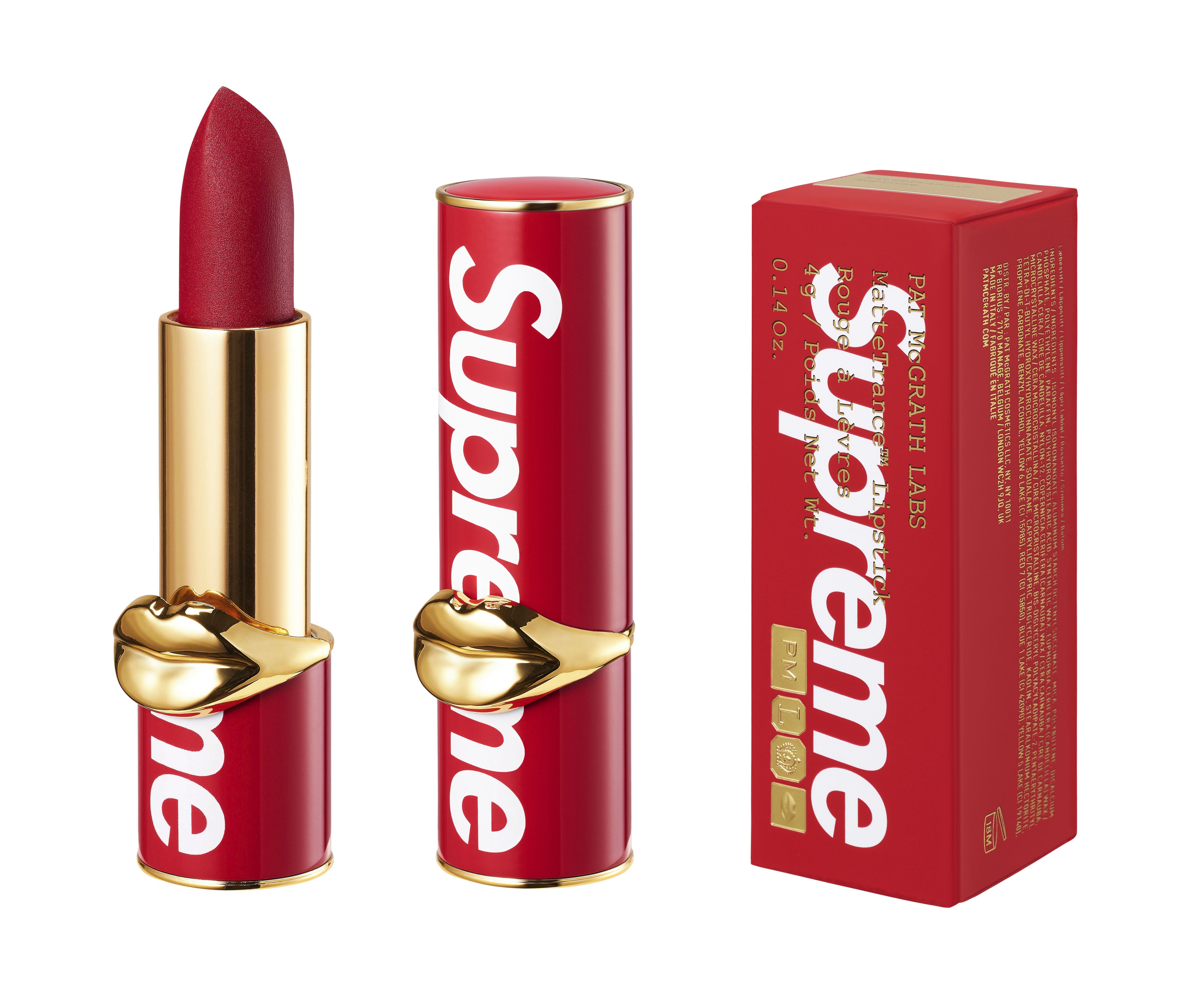 A Supreme x Pat McGrath Red Lipstick Is Coming - Supreme LABS ...