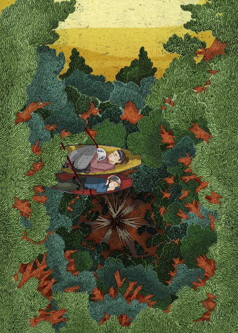 Botany, Leaf, Textile, Tree, Art, Plant, Illustration, Autumn, Painting, Tapestry, 