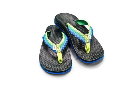 Footwear, Product, Blue, Shoe, Green, Aqua, Flip-flops, Turquoise, Electric blue, Slipper, 