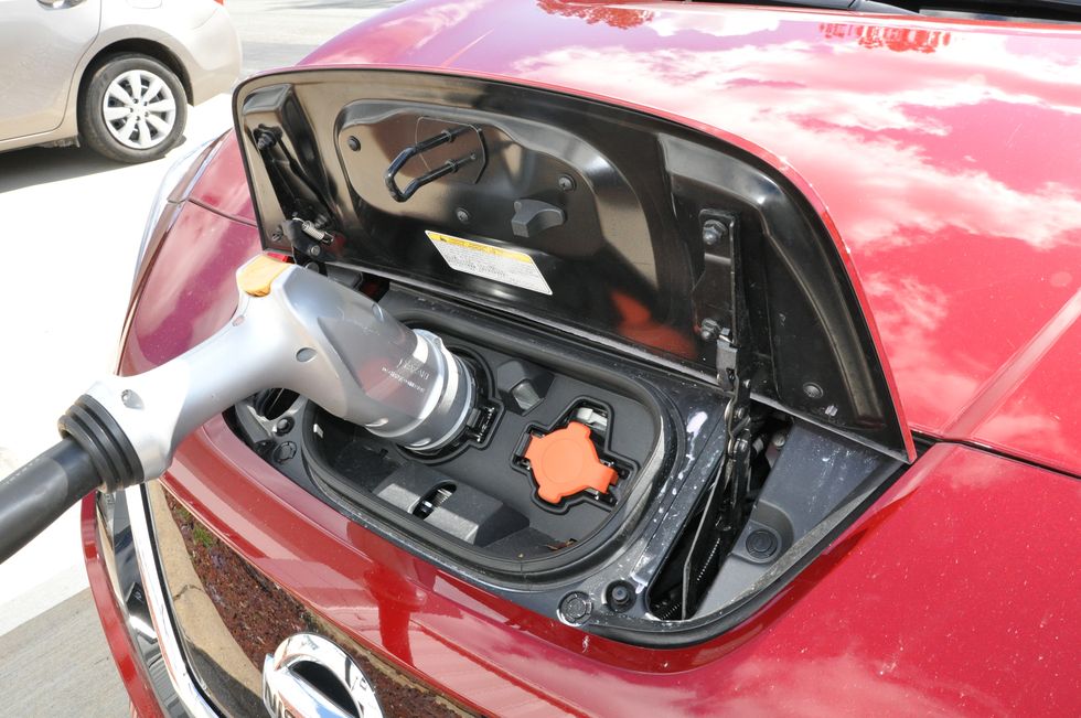 ​Nissan Leaf charging