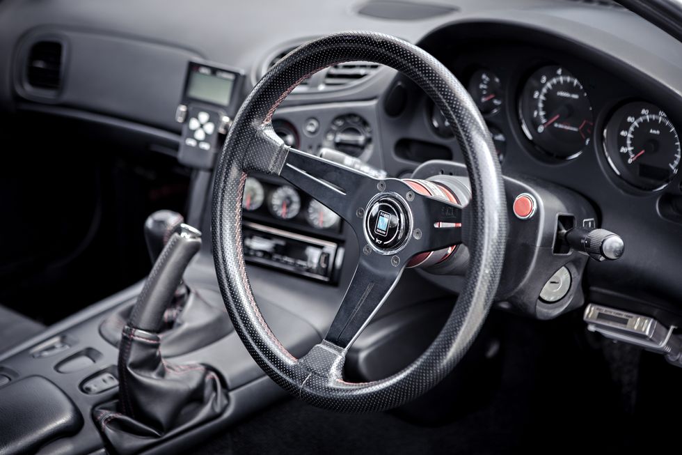 Mazda RX-7 cockpit