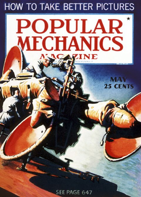 cover of an issue of popular mechanics