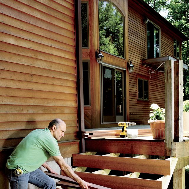 Wood, Hardwood, Lumber, Porch, Bench, Wood stain, Furniture, Stairs, Floor, Outdoor furniture, 