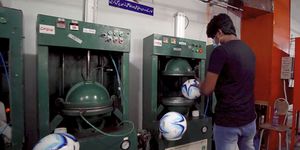 made here forward sports, pakistan handmade soccer balls