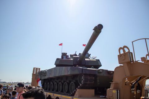 2a0j3j7 istanbul, turkey september 18,2019 the prototype of the turkish land forces altay tank project was introduced