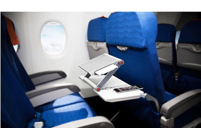 Airhook Looks to Reinvent the Traditional Airplane Tray Table — Vagabondish