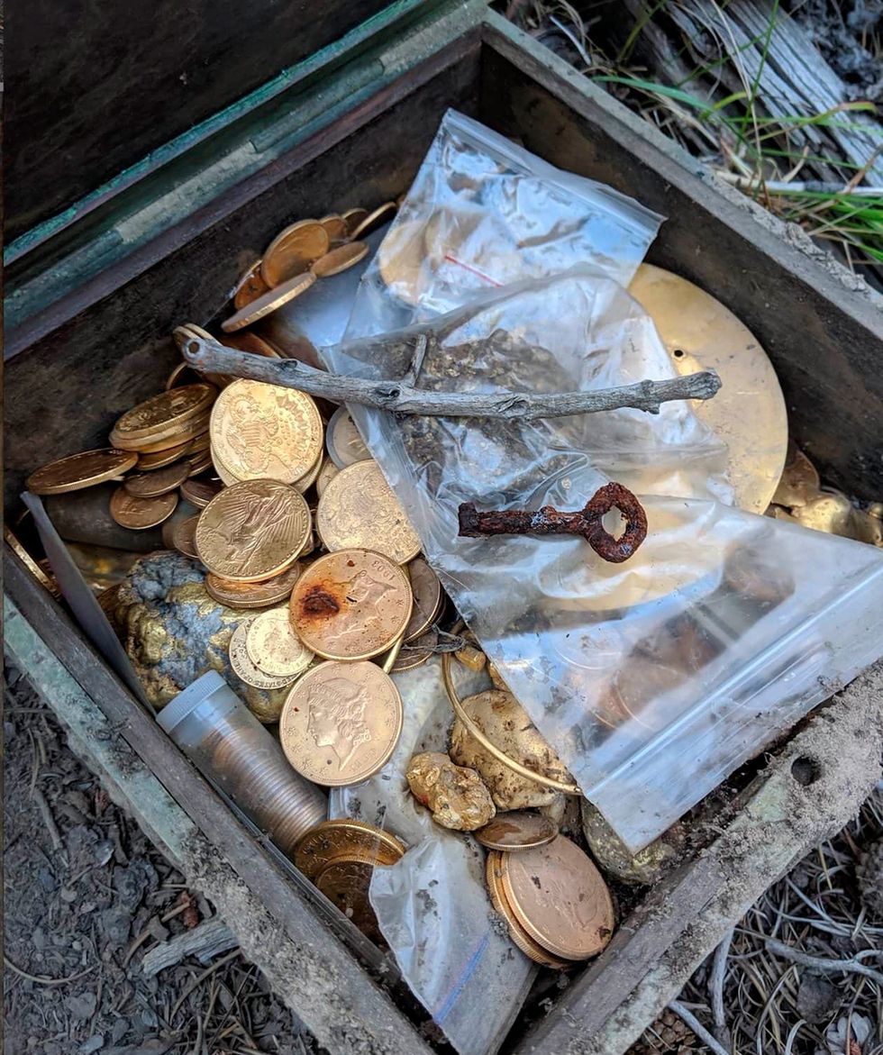 a photo posted by forrest fenn after his treasure was found