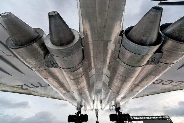 underside of the tu 144