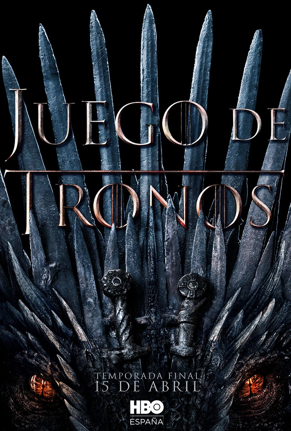 Póster final Juego de Tronos HBO 