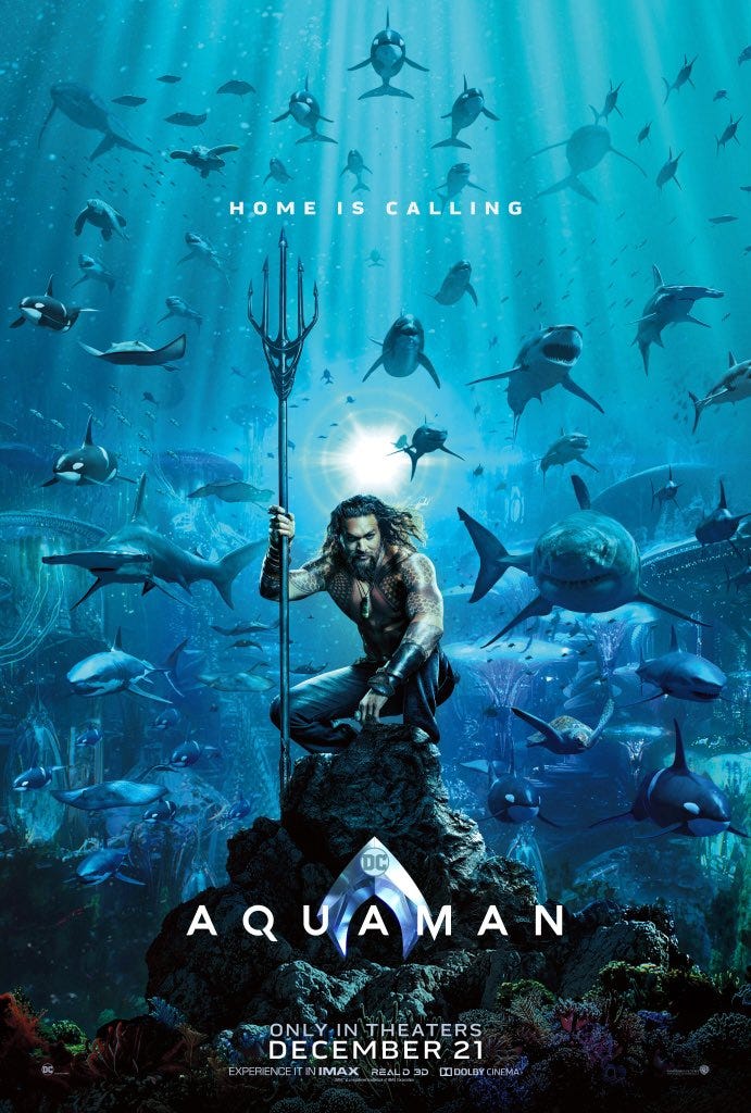 En el tráiler final de Aquaman, lo importante es el tridente de