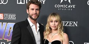 los angeles, california   april 22 miley cyrus and liam hemsworth arrives at the world premiere of walt disney studios motion pictures avengers endgame at los angeles convention center on april 22, 2019 in los angeles, california photo by steve granitzwireimage