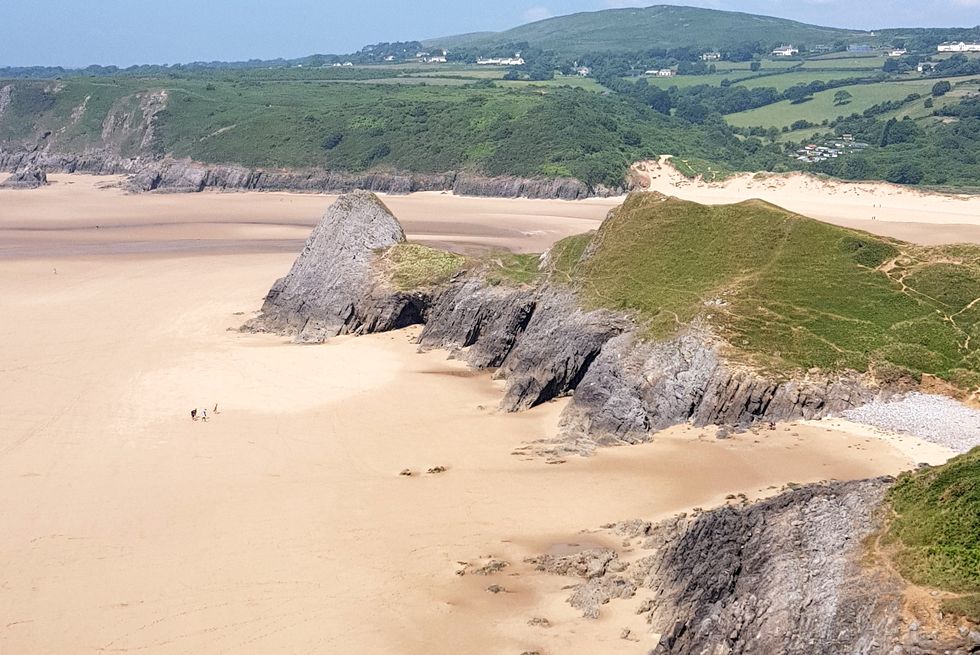 best beaches in wales   pobbles bay