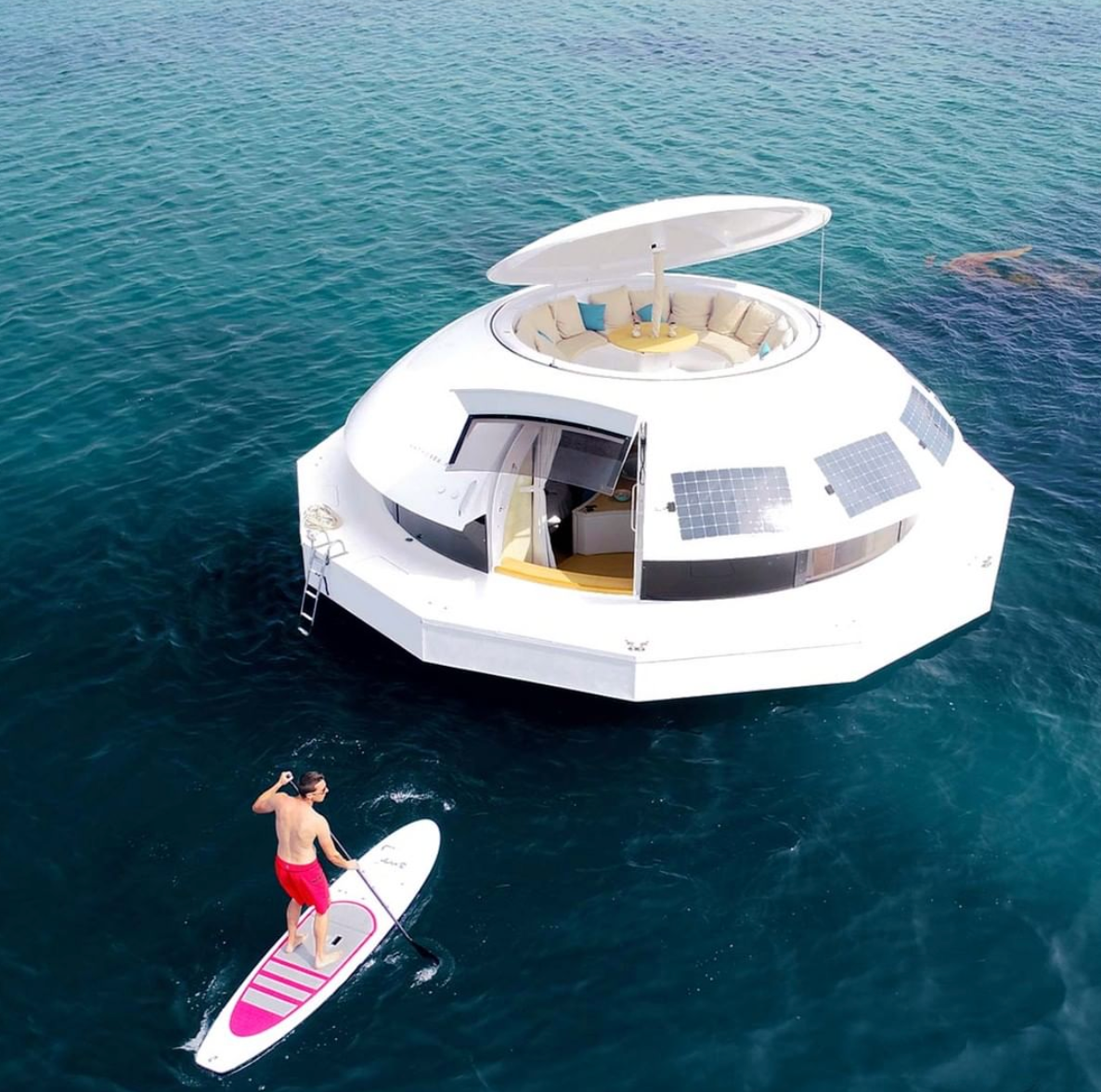 You Can Rent a Floating Party Pod That Can Sail Around the World