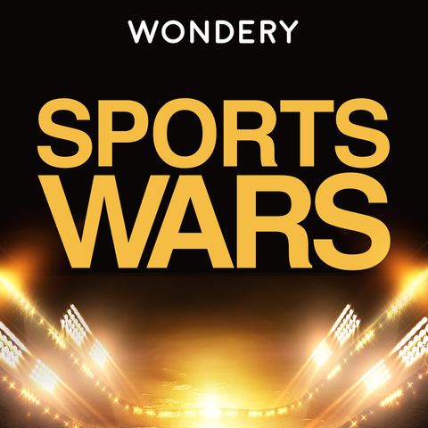 podcast logo for sports wars
