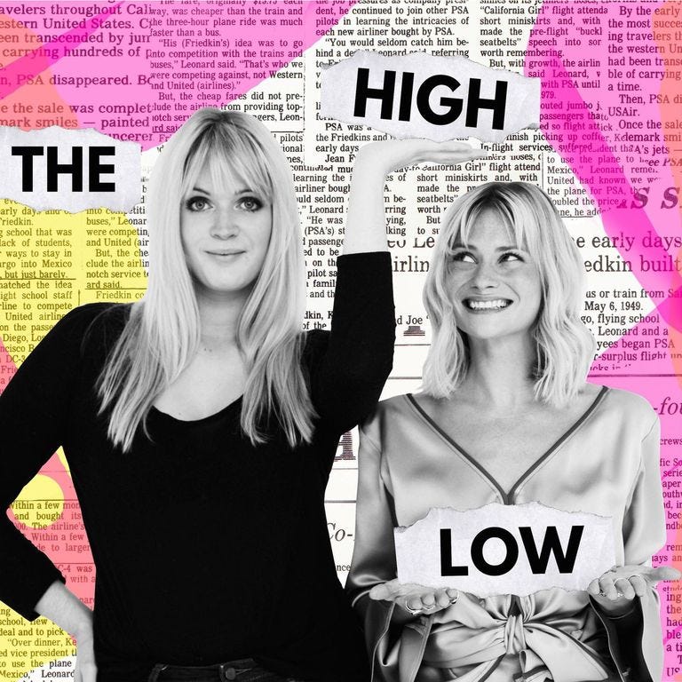 podcasts for women - the high low