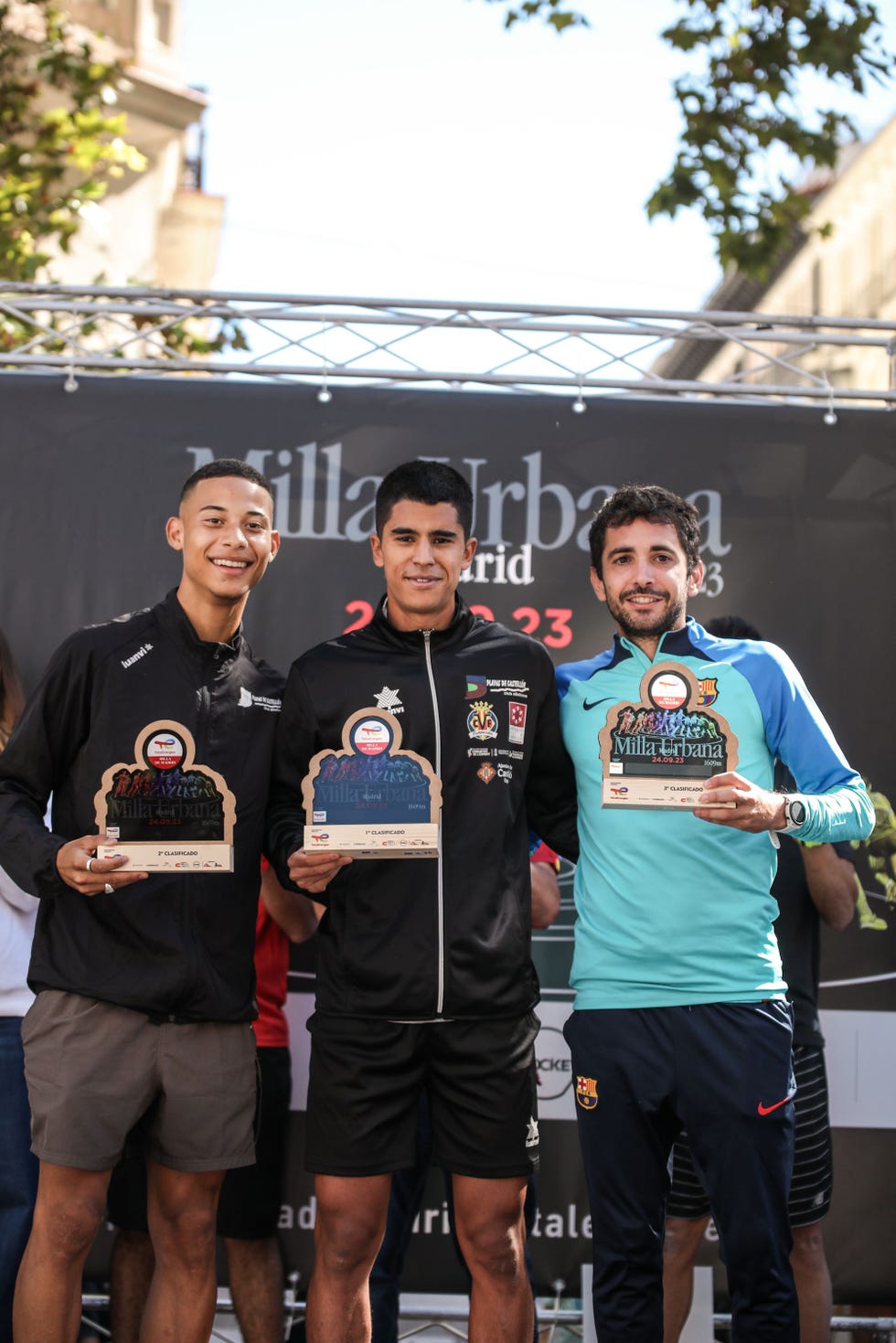 ronaldo olivo, mohamed attaoui y gonzalo parra