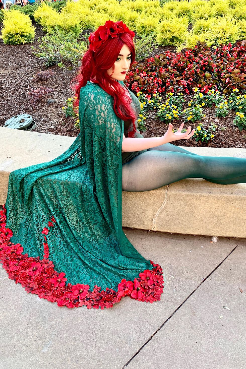 Poison Ivy Full Costume/ Green Ivy Cosplay 