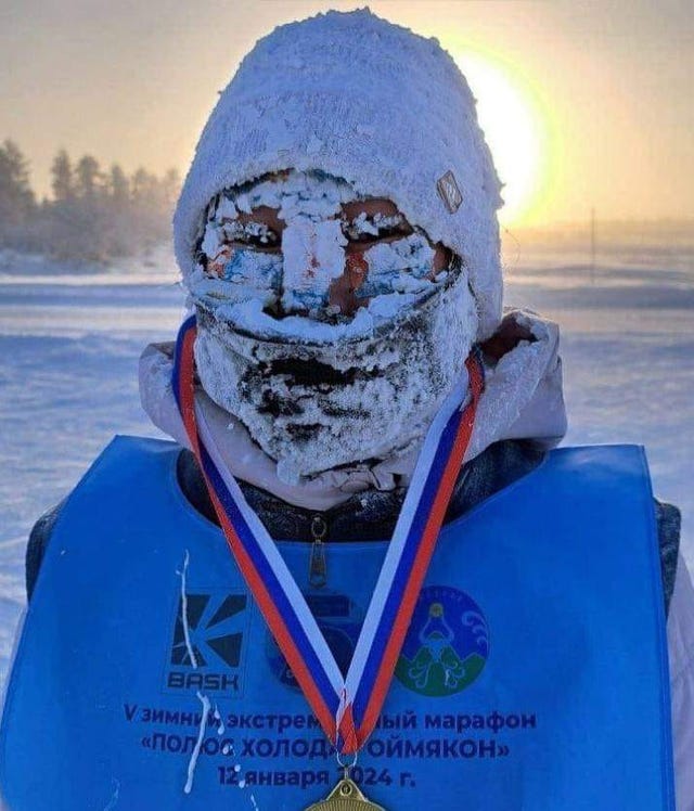 a person wearing a mask