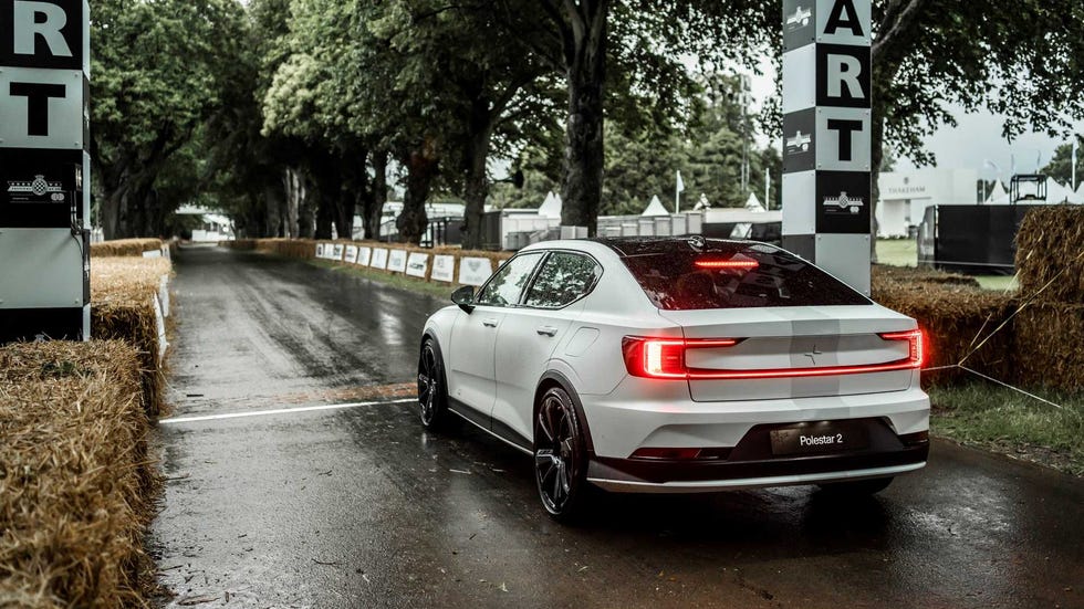 polestar 2 experimental en goodwood