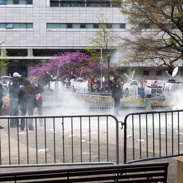 person sets themselves on fire outside courthouse housing trump trial