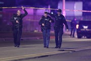 east lancing, michigan february 14 police are seen at the s