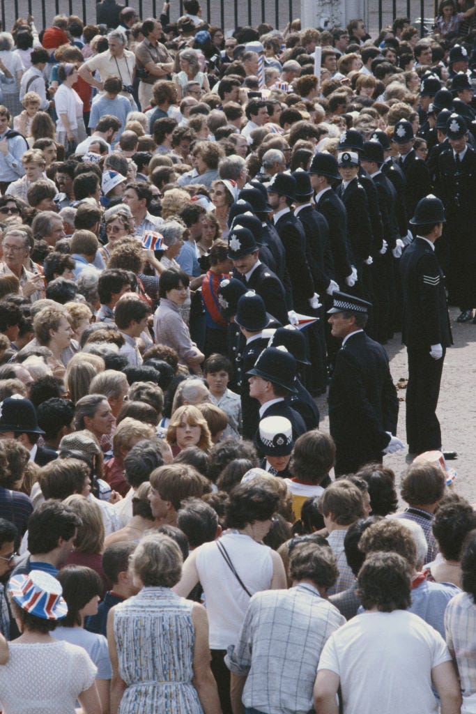 Royal Wedding Crowds